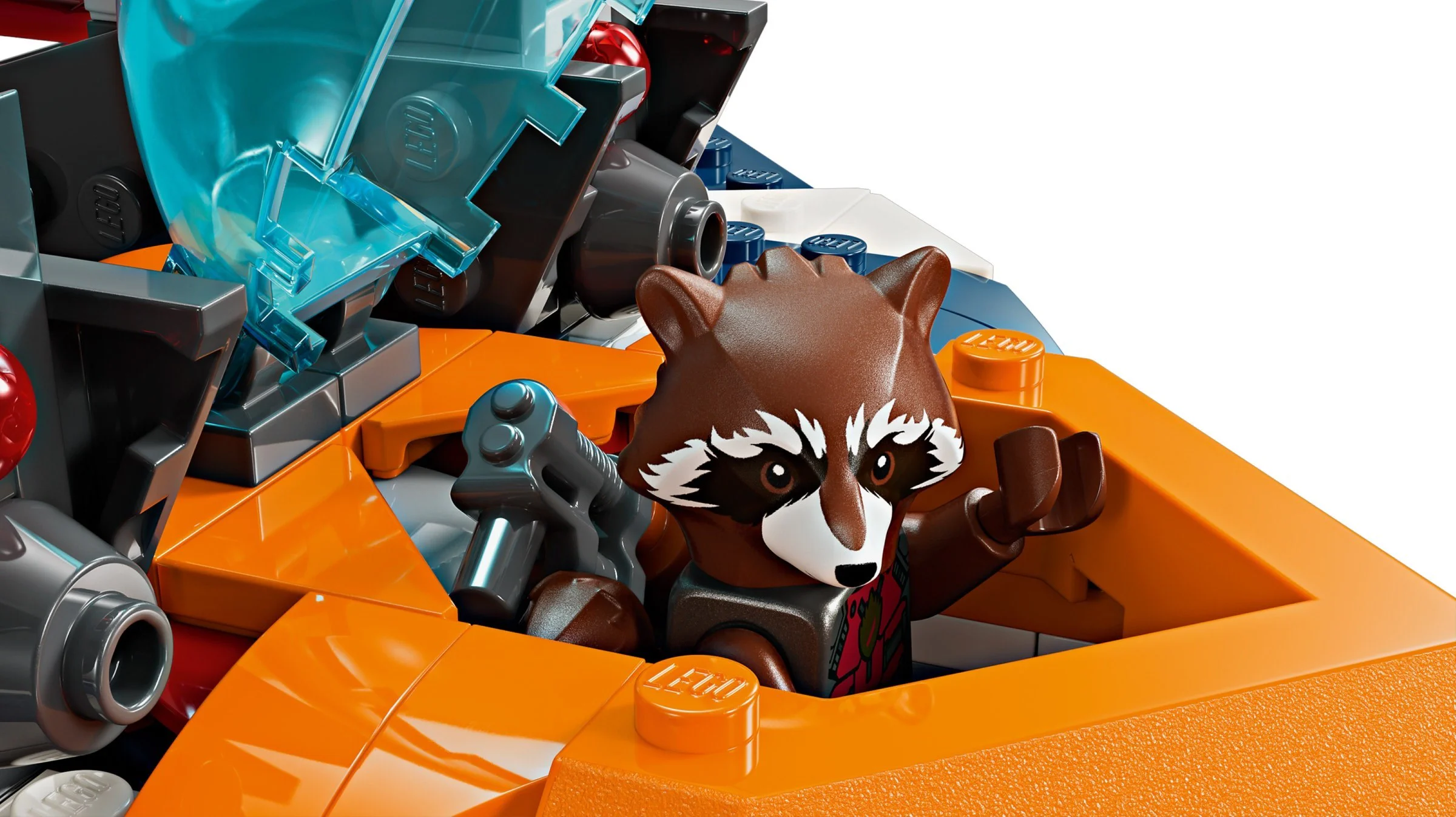 Rocket raccoon's war bird ship fought for Ronan 乐高 LEGO 76278 image 2
