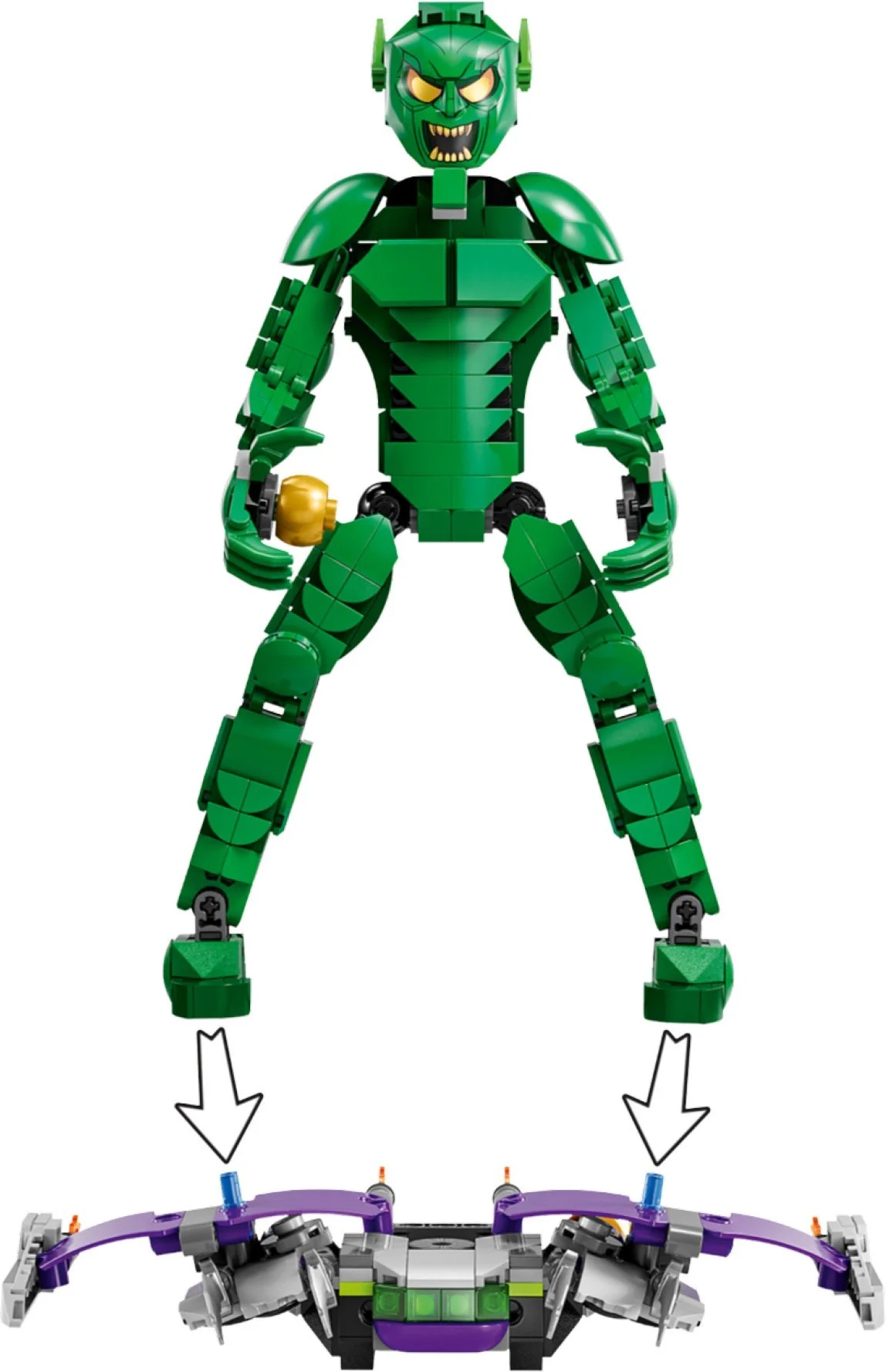 The Green Devil is a doll 乐高 LEGO 76284 image 2
