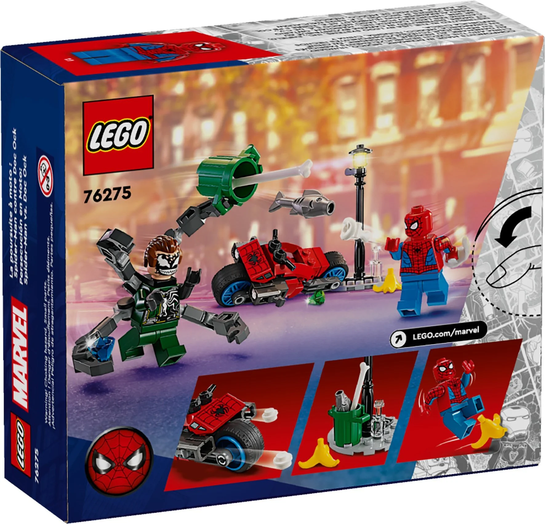 Motorcycle chase: Spider-Man, Dr. Oskar 乐高 LEGO 76275 image 5