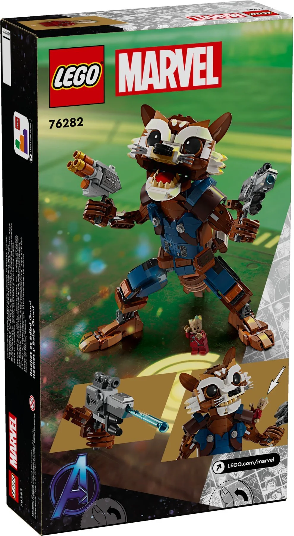 Rocket raccoon and Groot baby 乐高 LEGO 76282 image 6