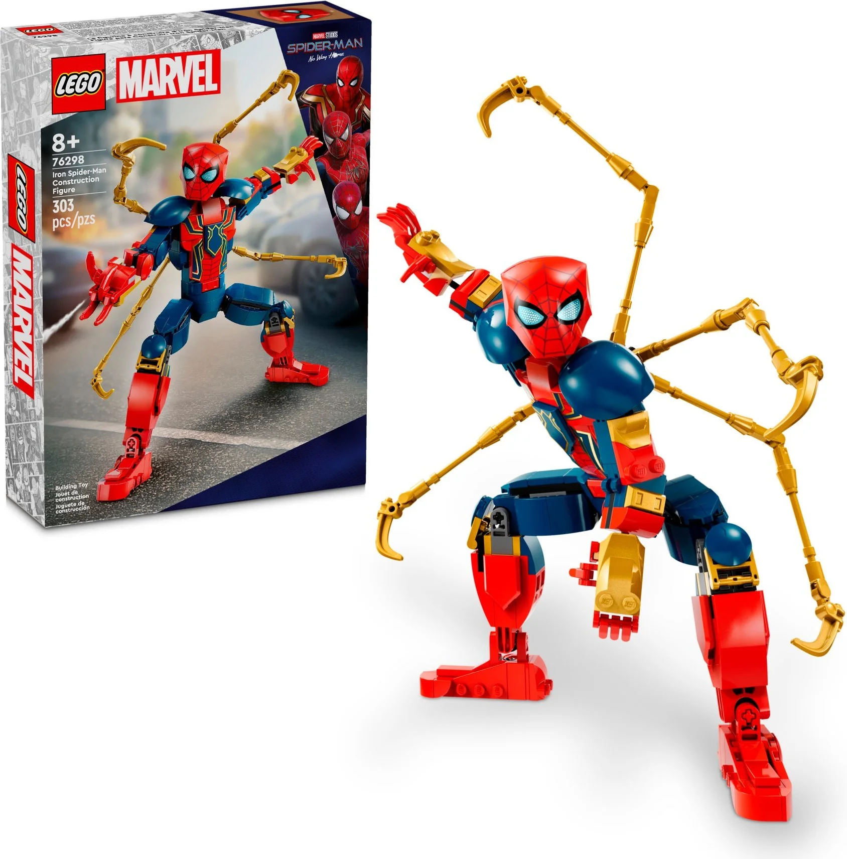 Iron Spider-Man is a doll 乐高 LEGO 76298 image 2
