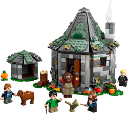 Visiting Hagrid's cabin