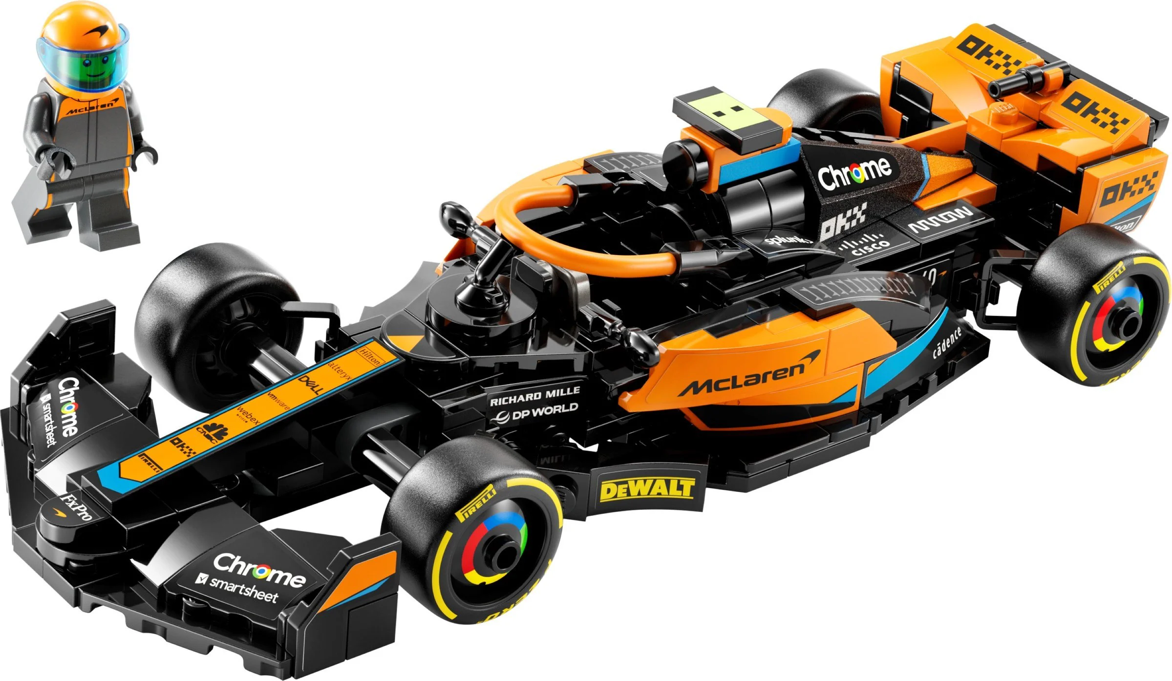 McLaren F1 racing in 2023 乐高 LEGO 76919