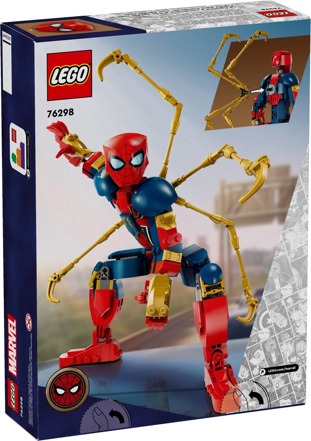 Iron Spider-Man is a doll 乐高 LEGO 76298 image 6