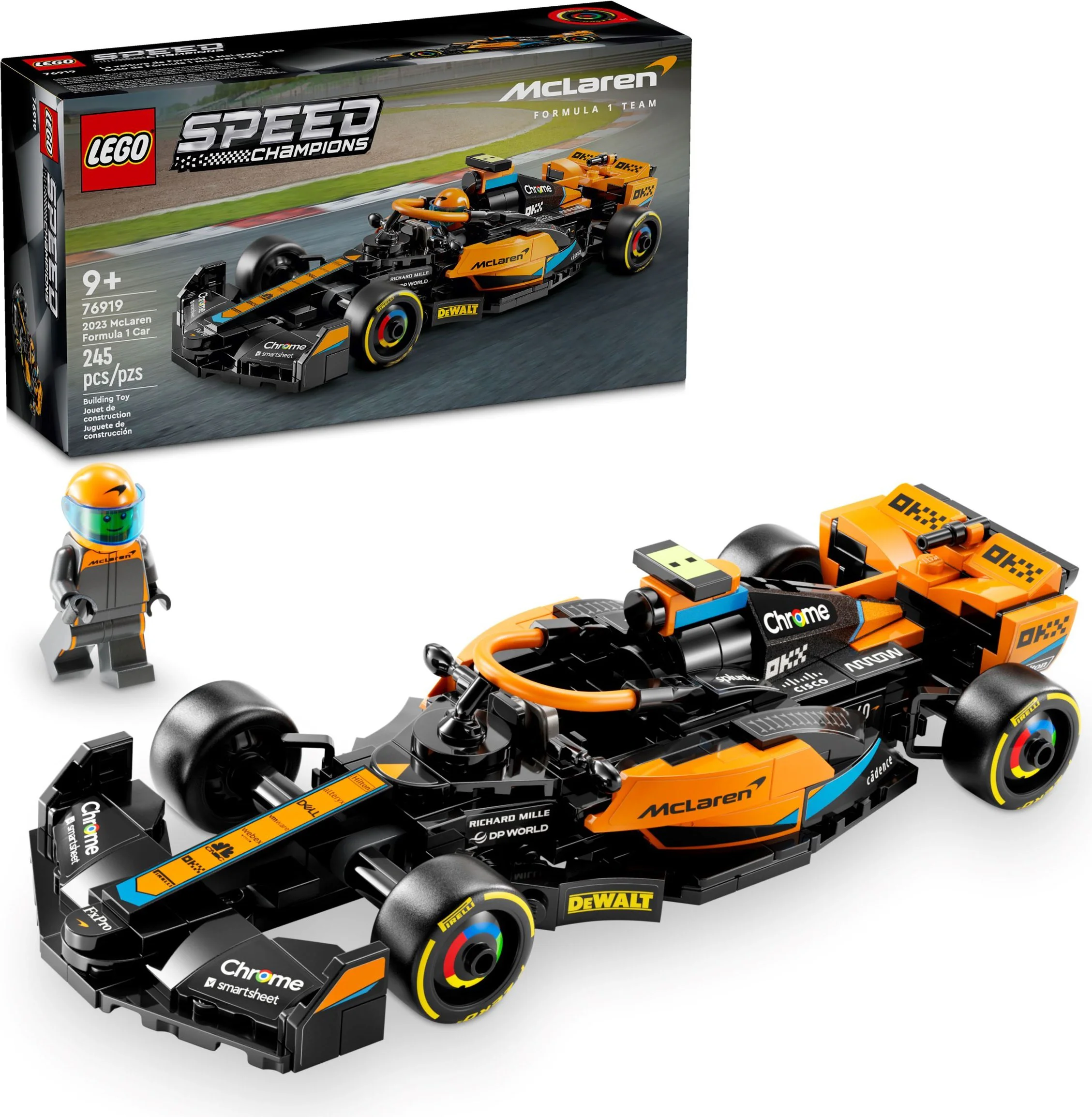 McLaren F1 racing in 2023 乐高 LEGO 76919 image 4
