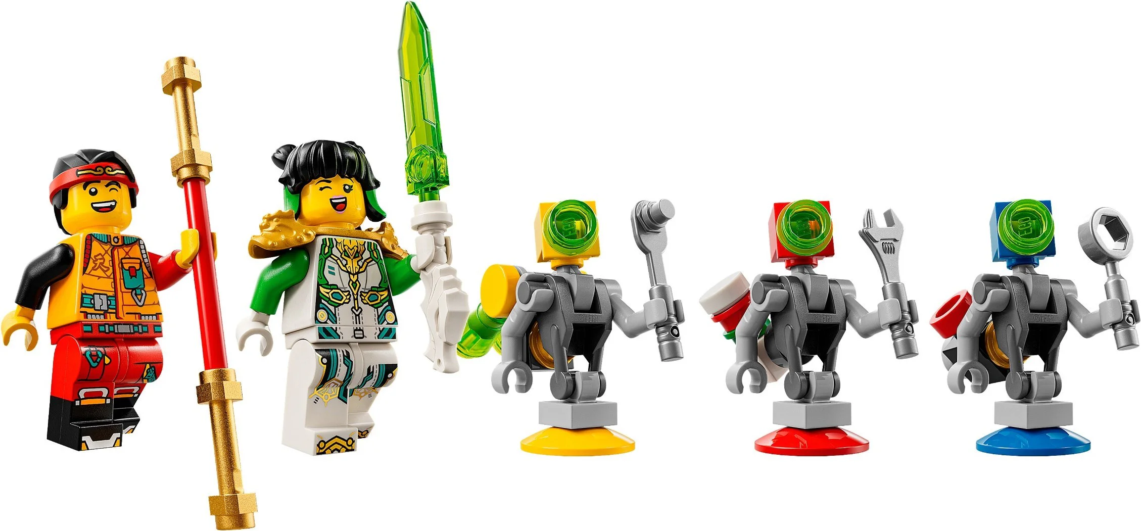 The Dragon Little White Dragon Fighter Armor 乐高 LEGO 80053 image 4