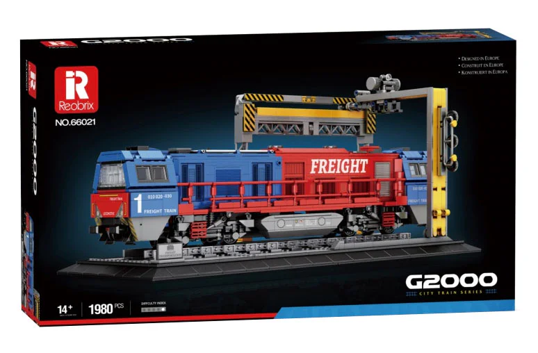 CAR FREIGHT TRAIN G2000 臻砖科技 Reobrix 66021 image 1