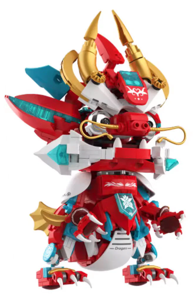The Dragons are in good hands 佳奇积木 JAKI JK5138