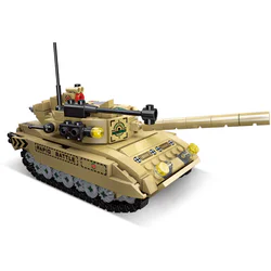 Tank battle. Eight-by-one tank