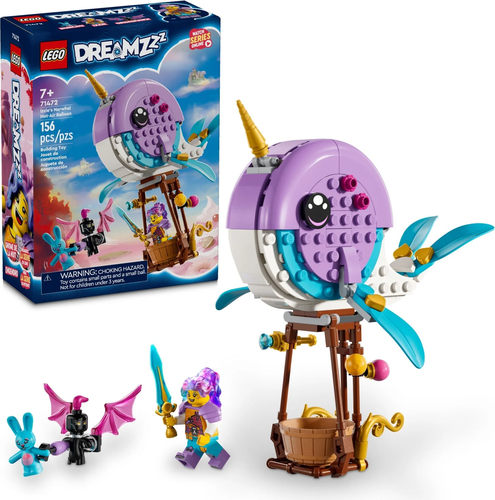 Izzy's unicorn whale balloon 乐高 LEGO 71472 image 1