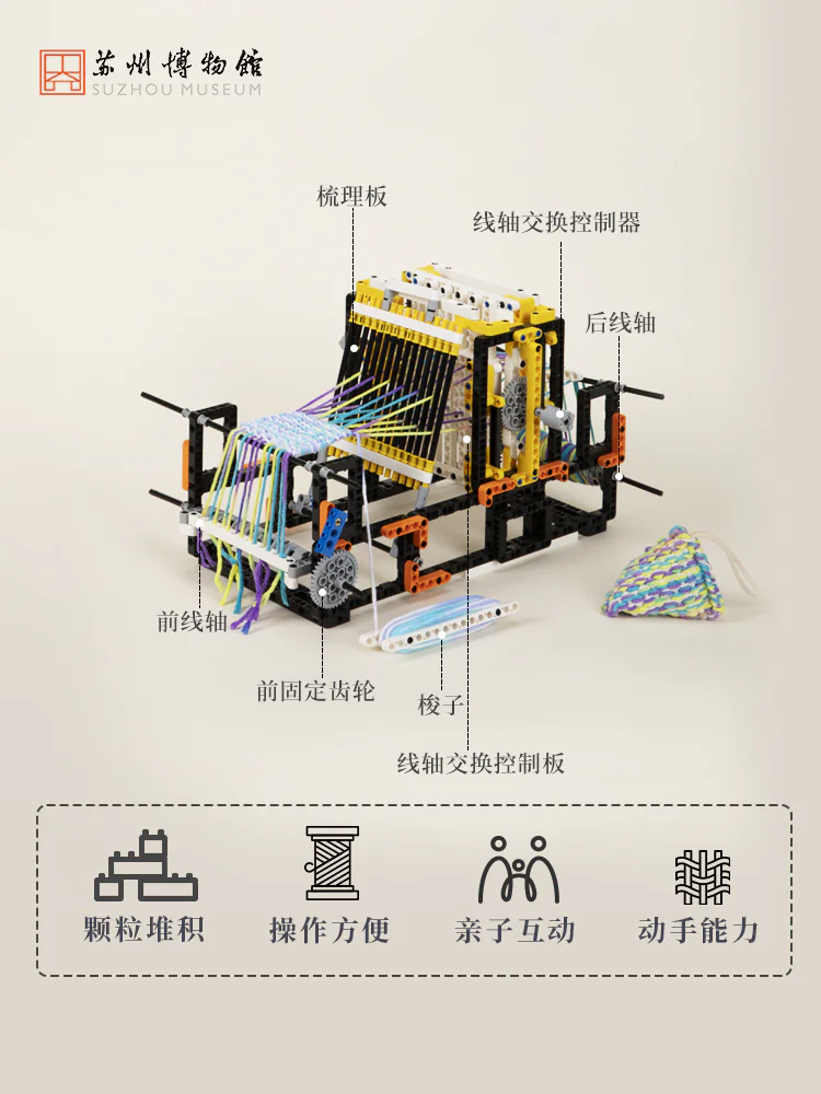 Wearing at latitude, wearing the fabric of the fabric 苏州博物馆 H3A320 image 4