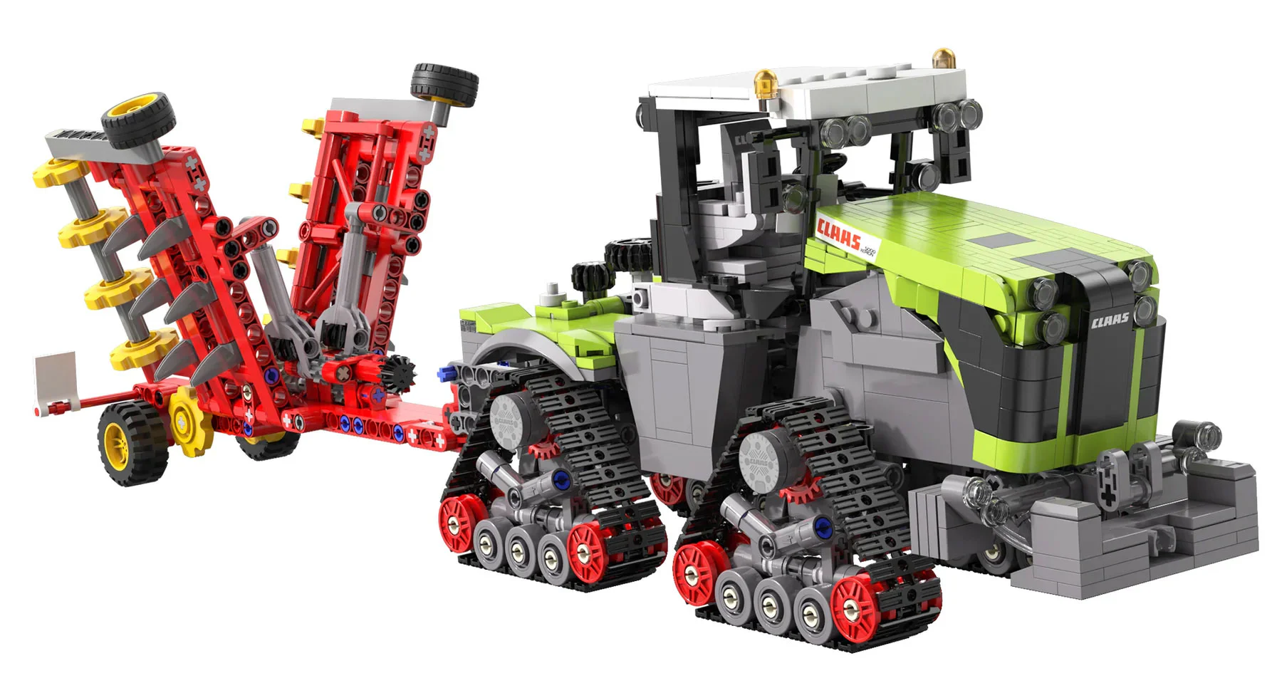 CLAAS LARGE TRACKED TRACTOR 咔搭 CaDA/双鹰 DoubleE C65012 image 5