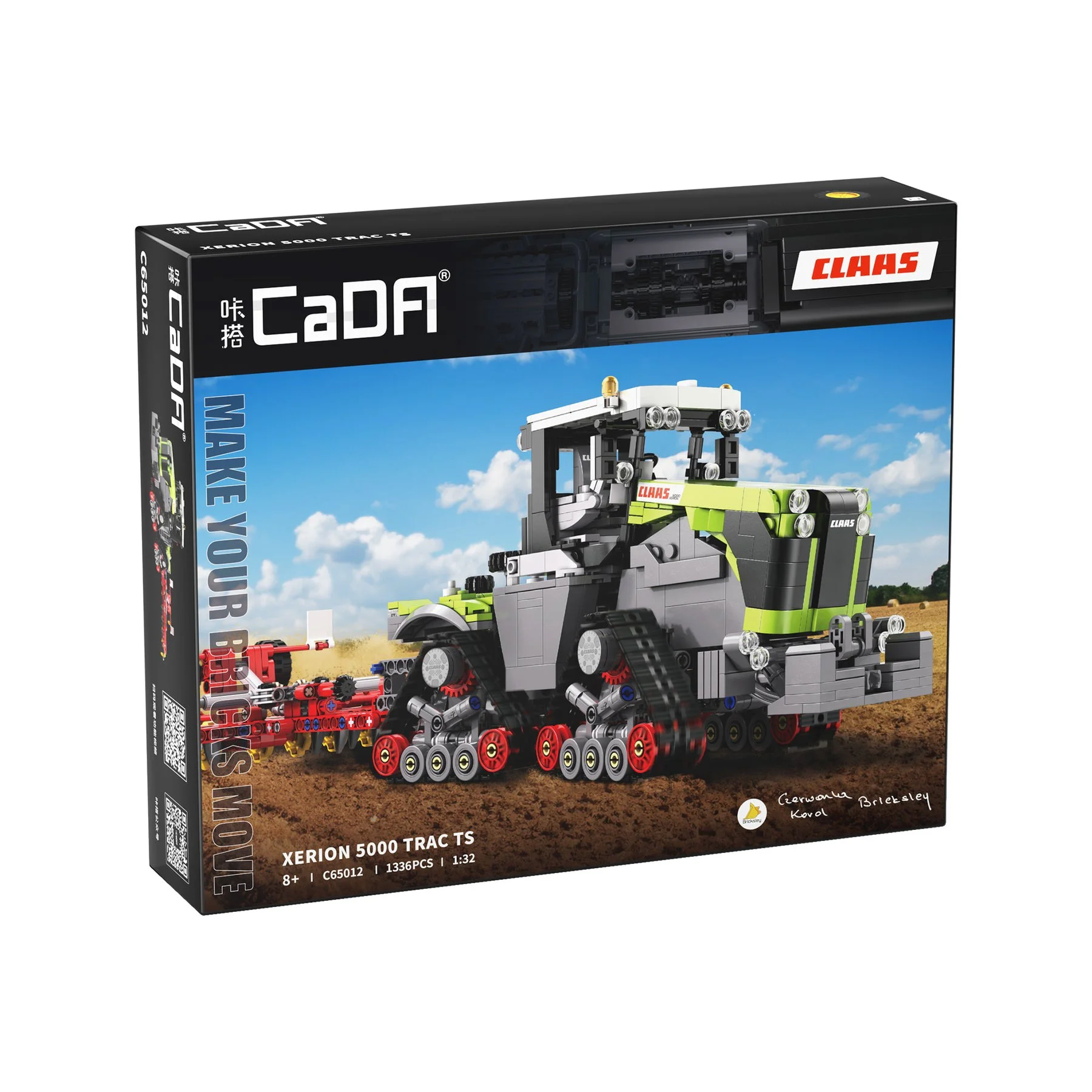 CLAAS LARGE TRACKED TRACTOR 咔搭 CaDA/双鹰 DoubleE C65012 image 6