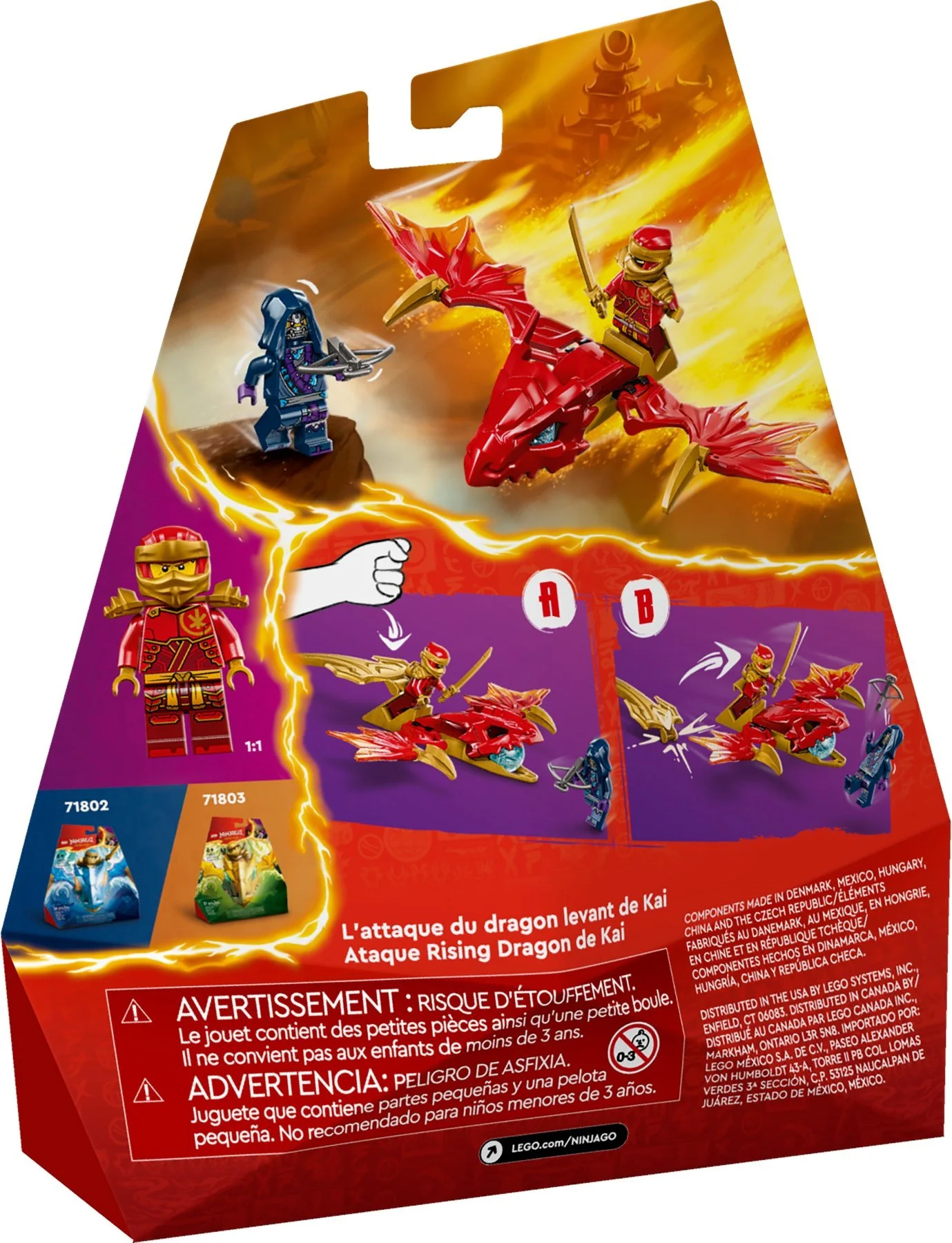 Kai's Flying Dragons 乐高 LEGO 71801 image 3