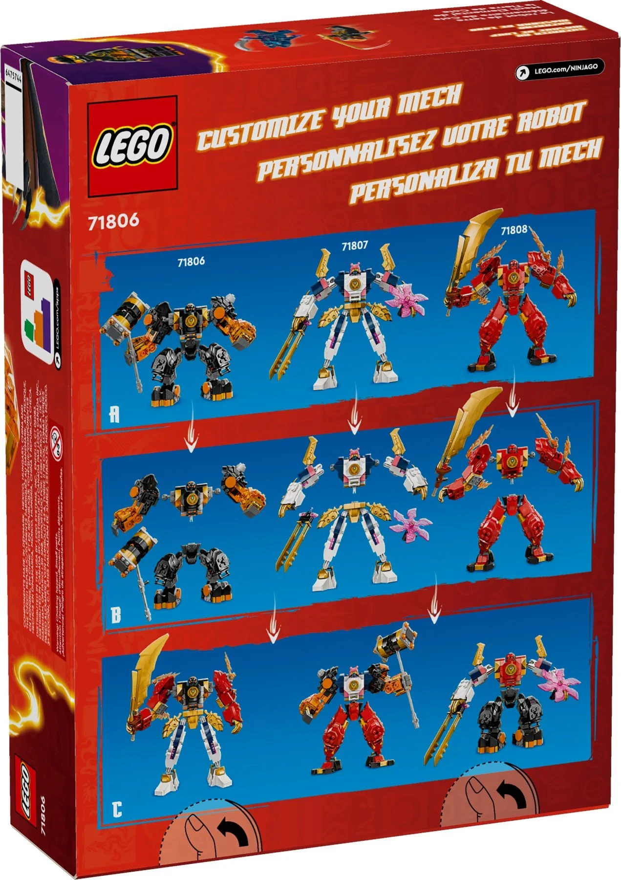 Kao's geologic armor 乐高 LEGO 71806 image 2