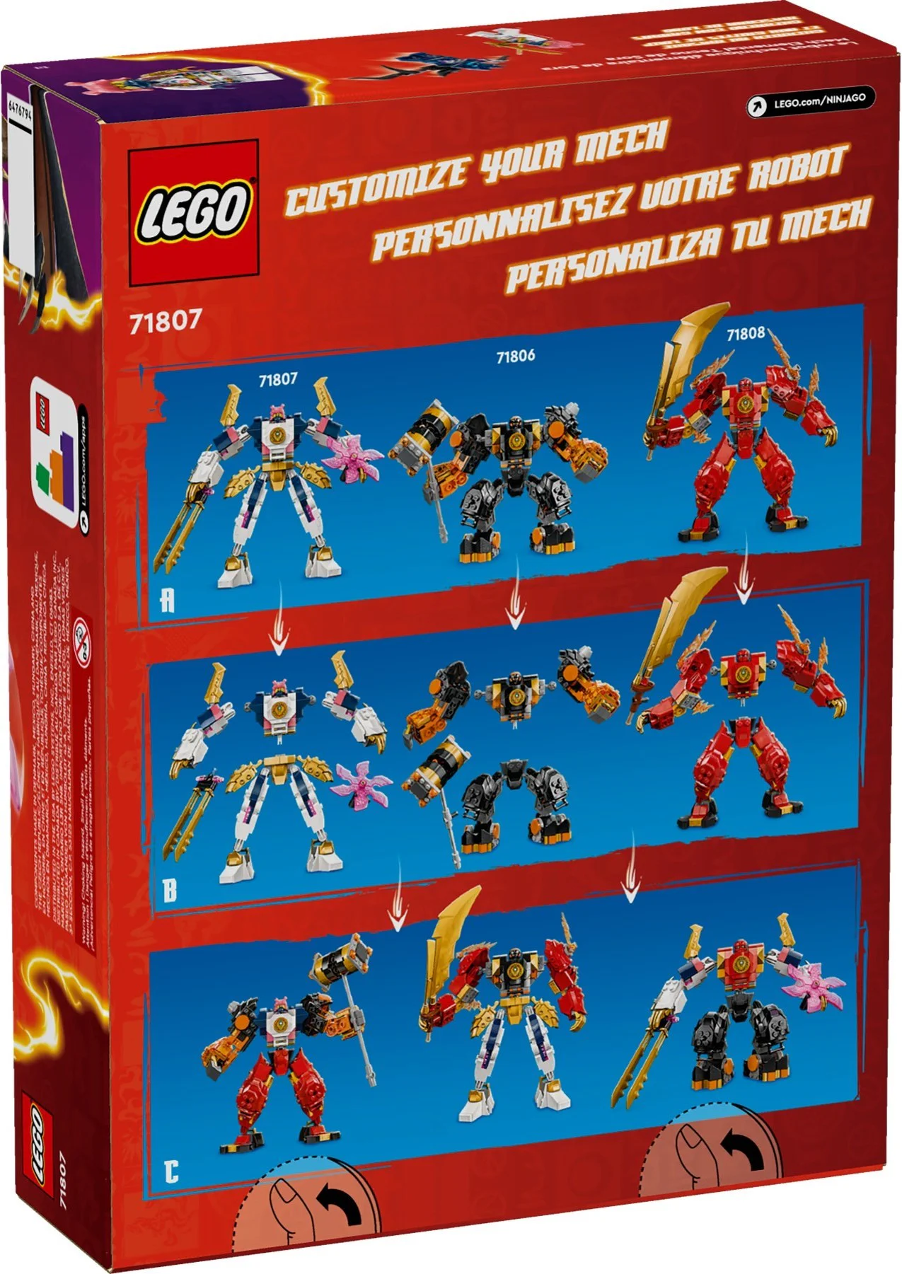 Sola's technocratic armor 乐高 LEGO 71807 image 2