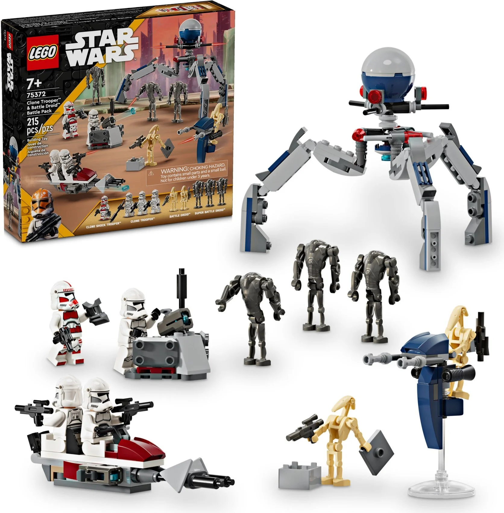 Cloning human soldiers and combat robots 乐高 LEGO 75372 image 1
