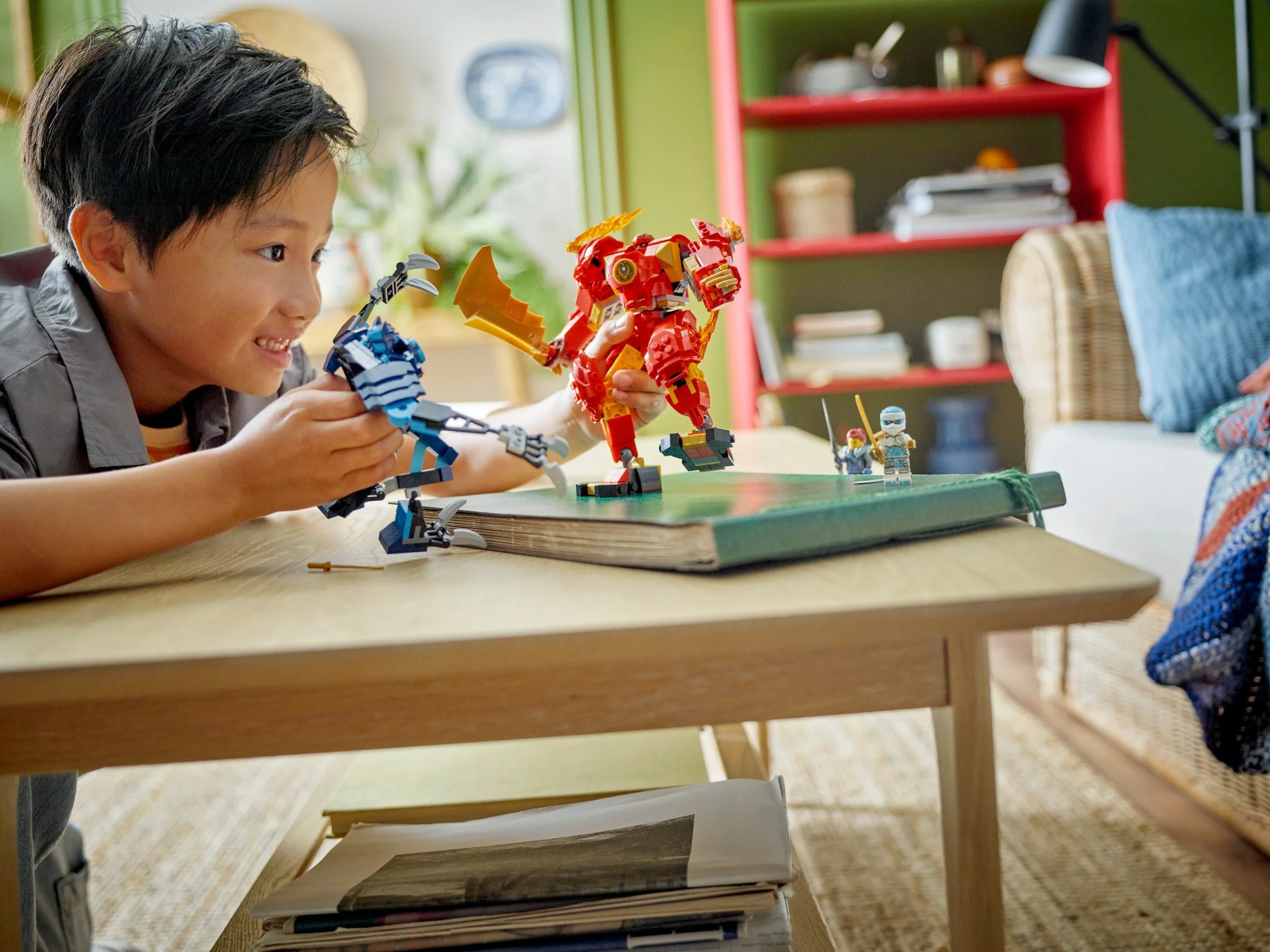 Kai's fire element armor 乐高 LEGO 71808 image 3