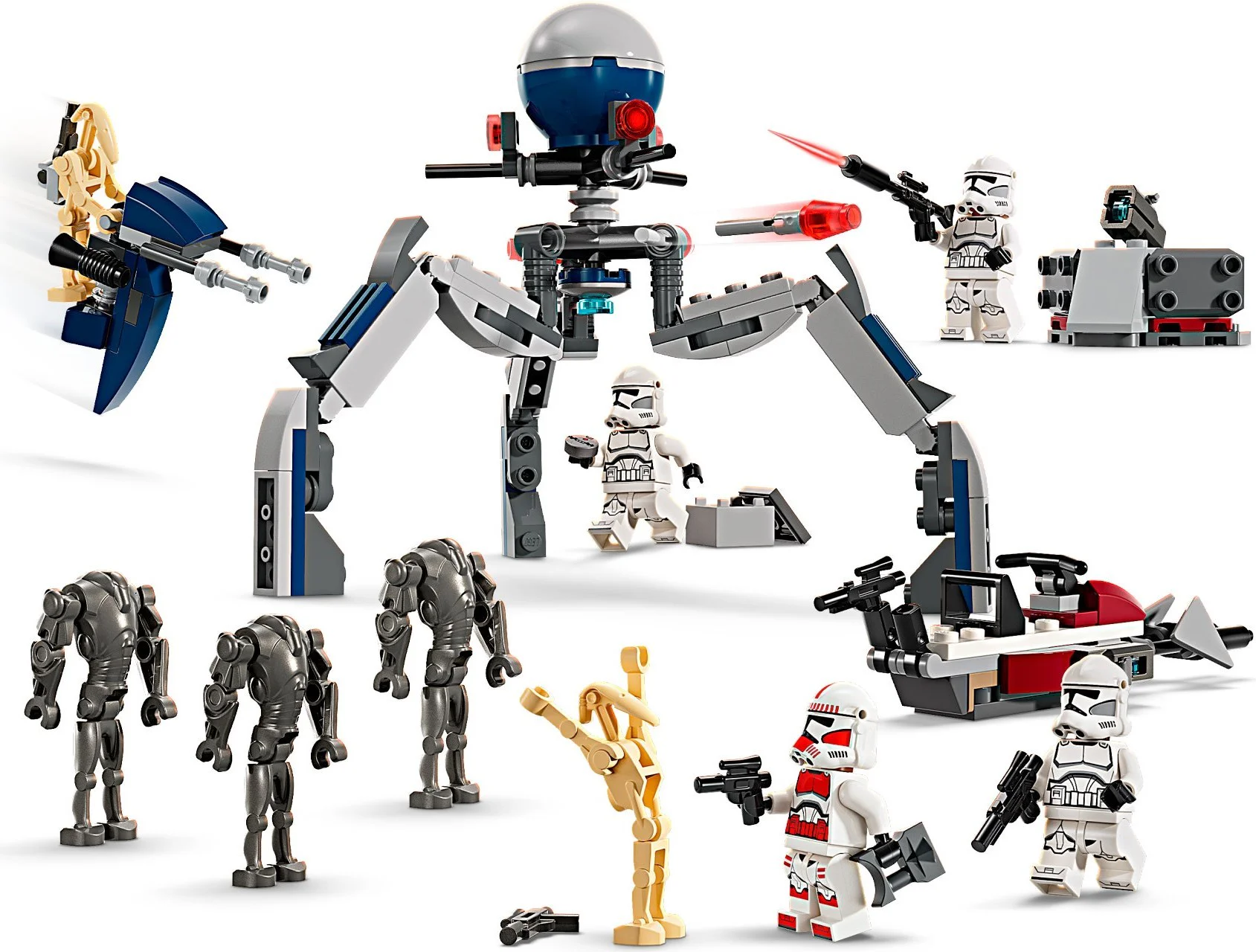 Cloning human soldiers and combat robots 乐高 LEGO 75372 image 2