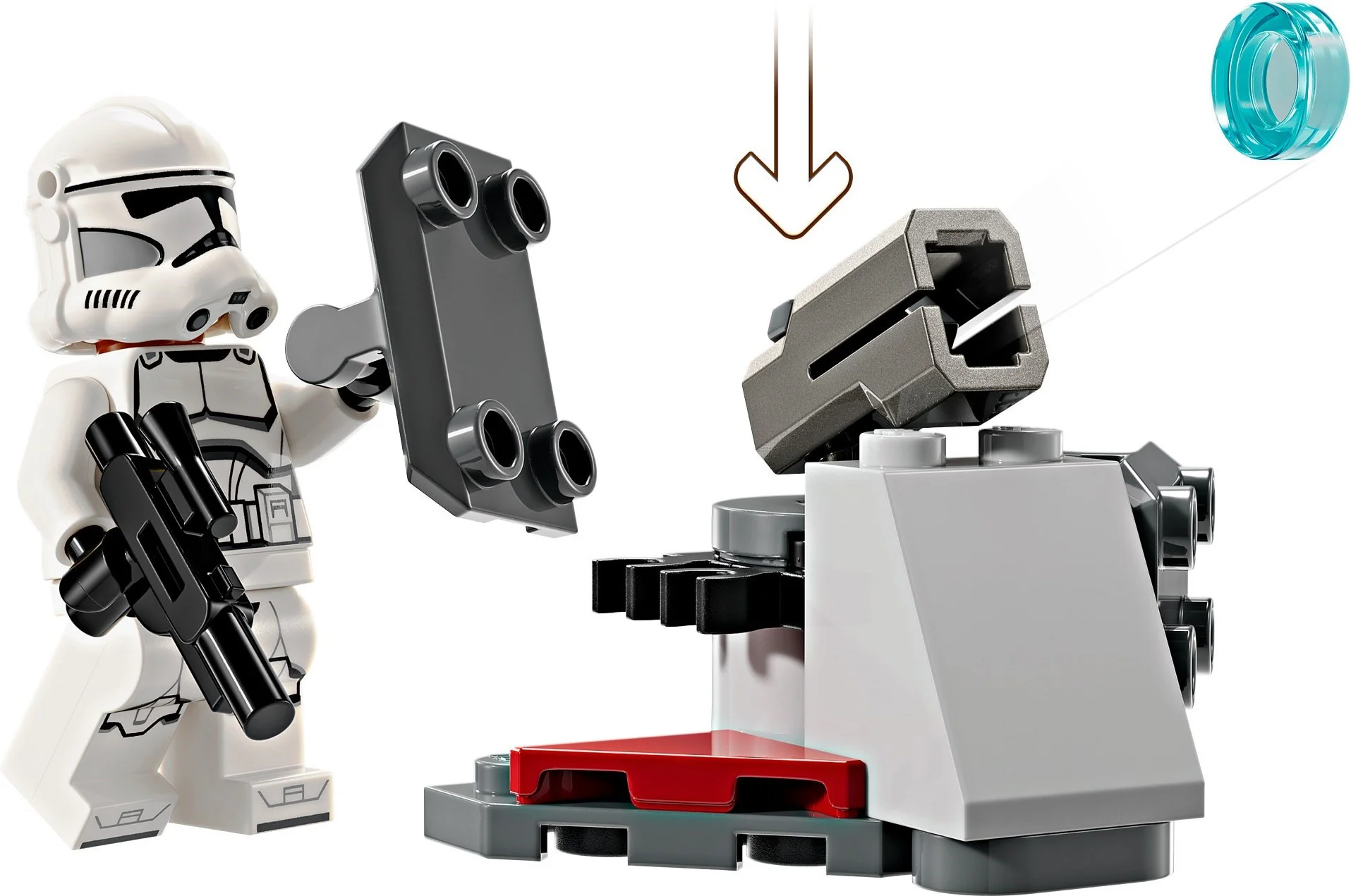 Cloning human soldiers and combat robots 乐高 LEGO 75372 image 3