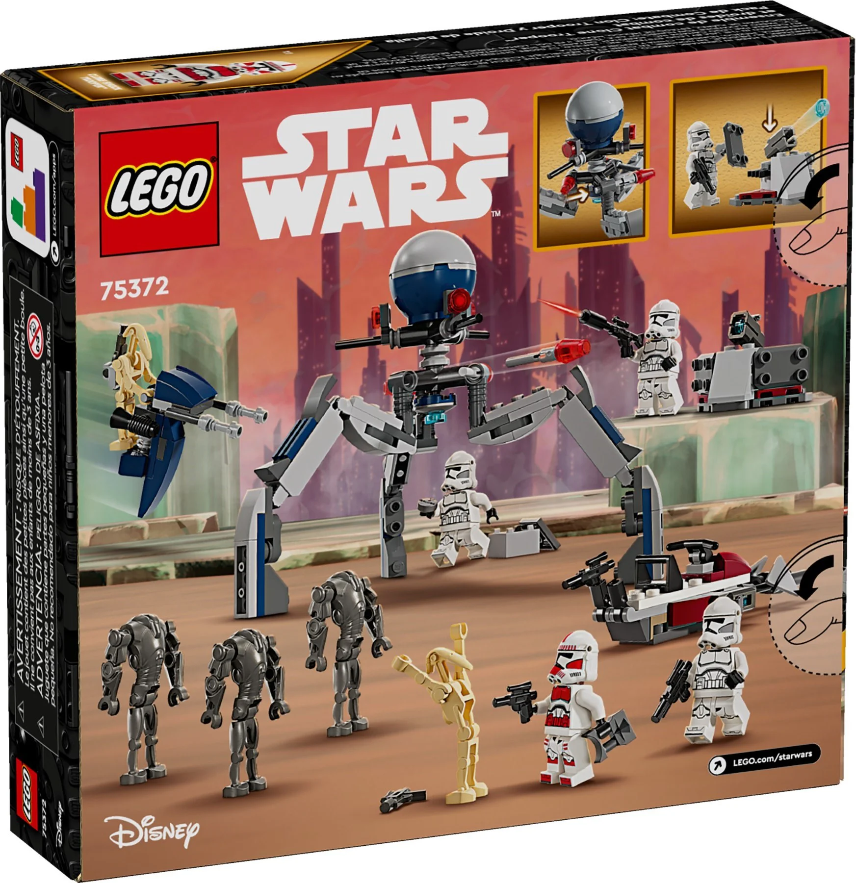 Cloning human soldiers and combat robots 乐高 LEGO 75372 image 6