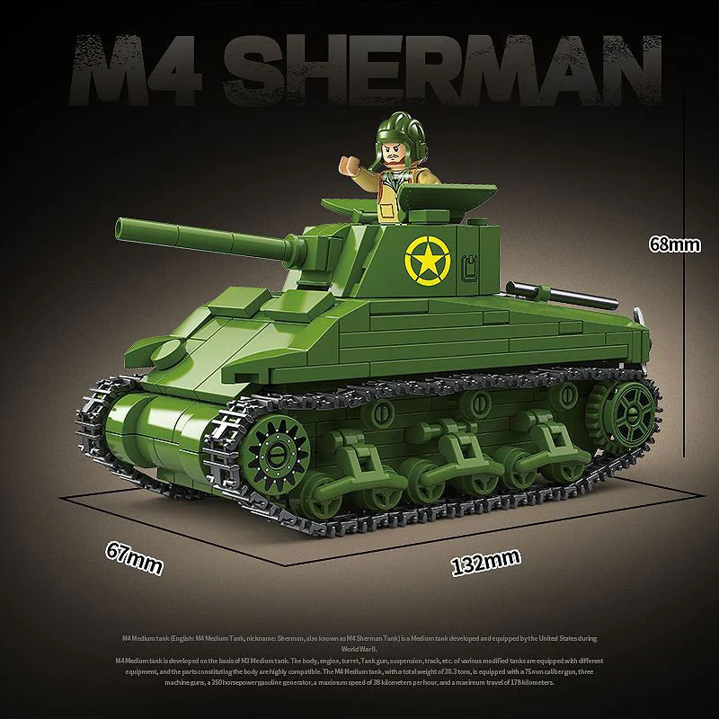 M4 SHERMAN (75) MEDIUM TANK (MEDIUM) 全冠 QUANGUAN 100272 image 3