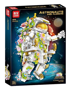 There's flowers, astronauts and flowers