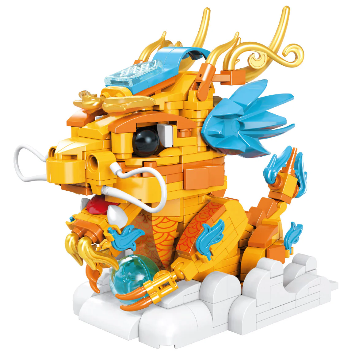 The Dynamite Monster: Golden Dragon 佳奇积木 JAKI JK5137 image 2