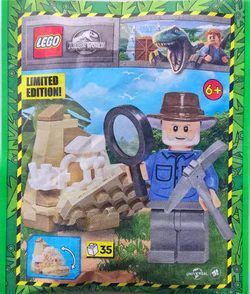 Alan with Dino Skeleton