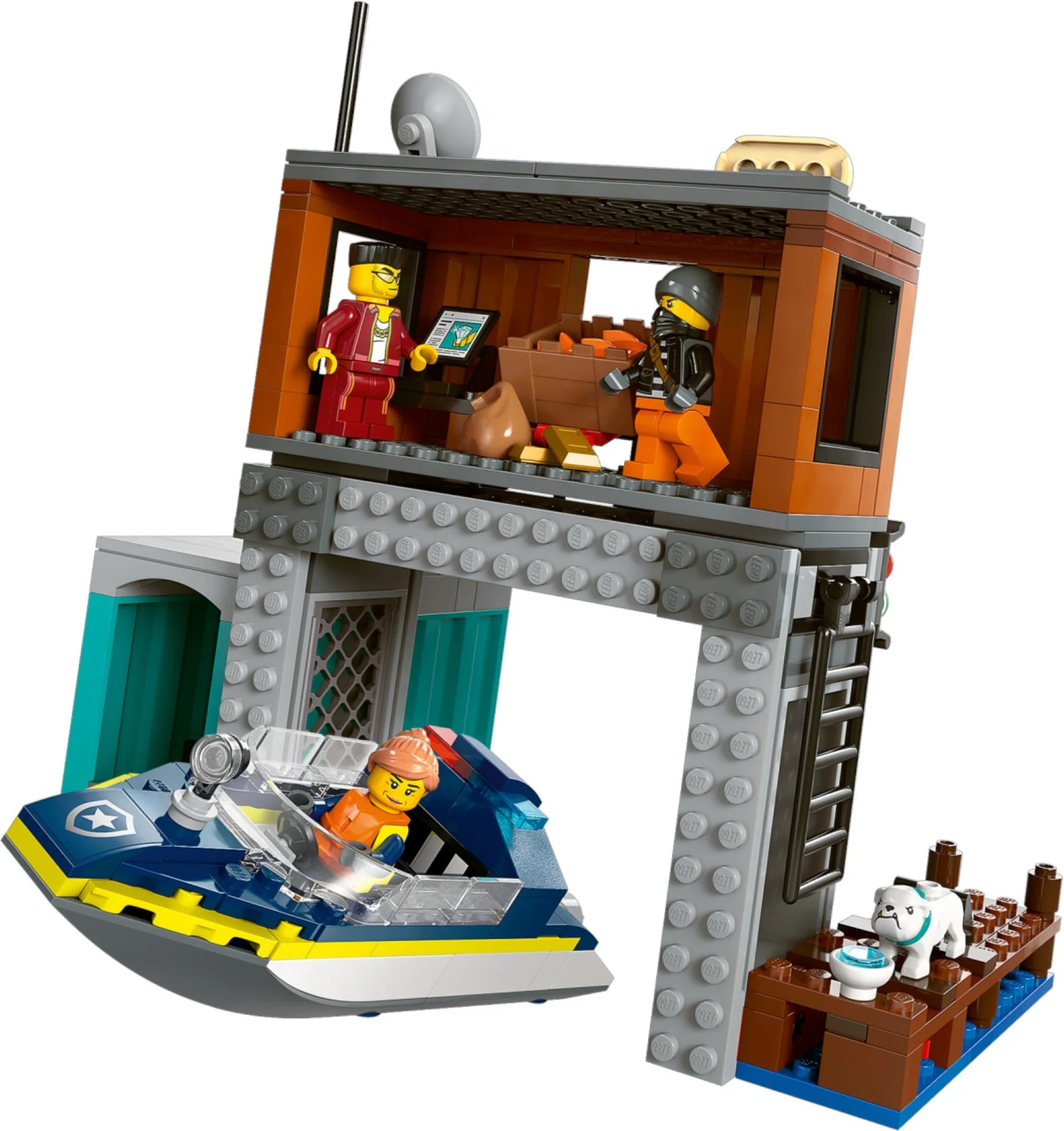 Police patrol boat chase 乐高 LEGO 60417 image 4