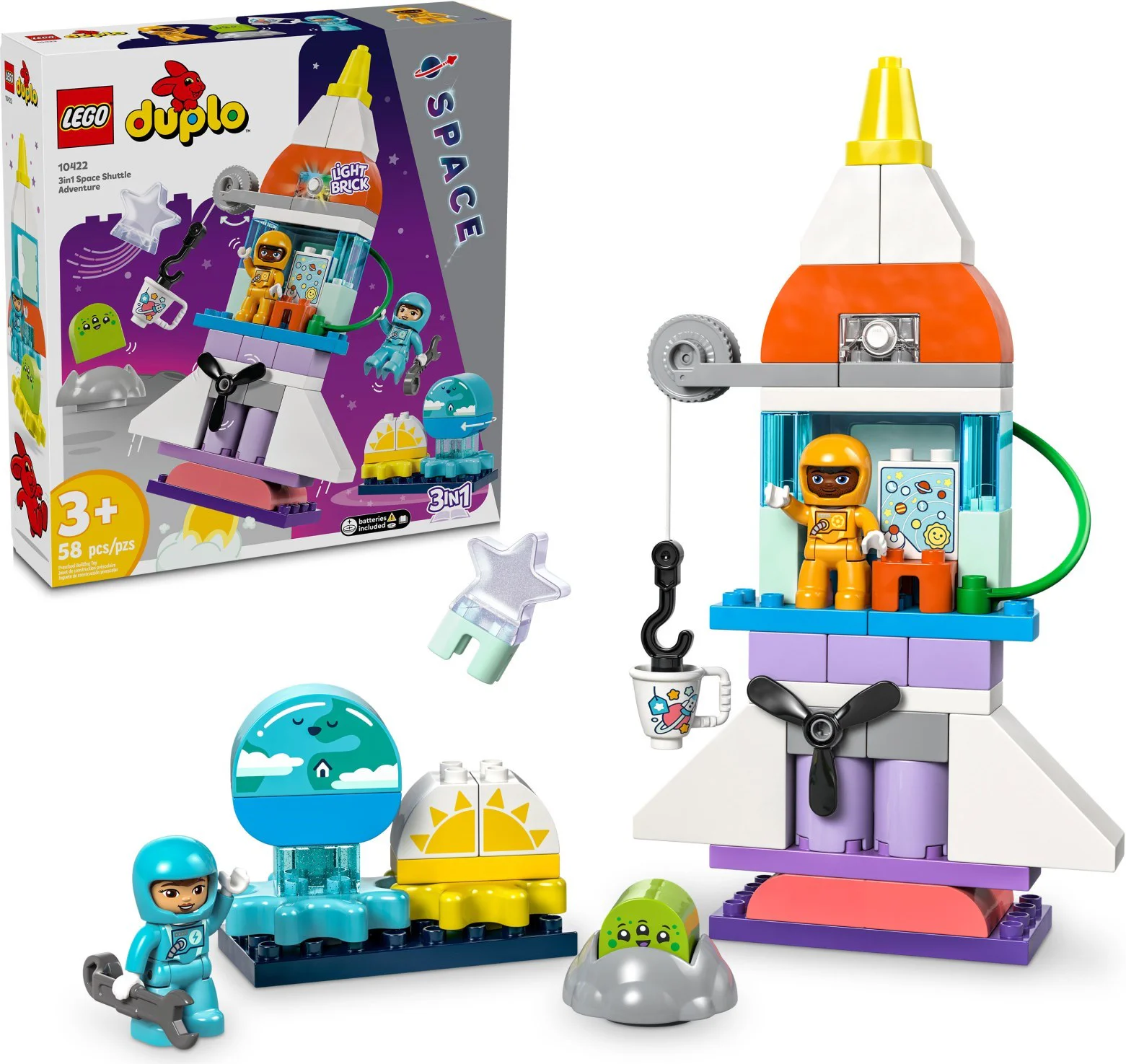 3 plus 1 Space Shuttle Explorer 乐高 LEGO 10422 image 5
