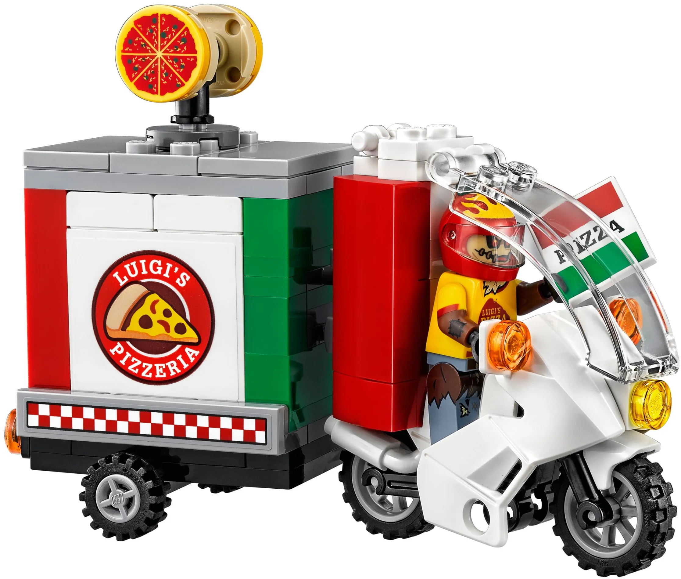 Rice Strawman's Pizza Delivery Car SY878 image 3