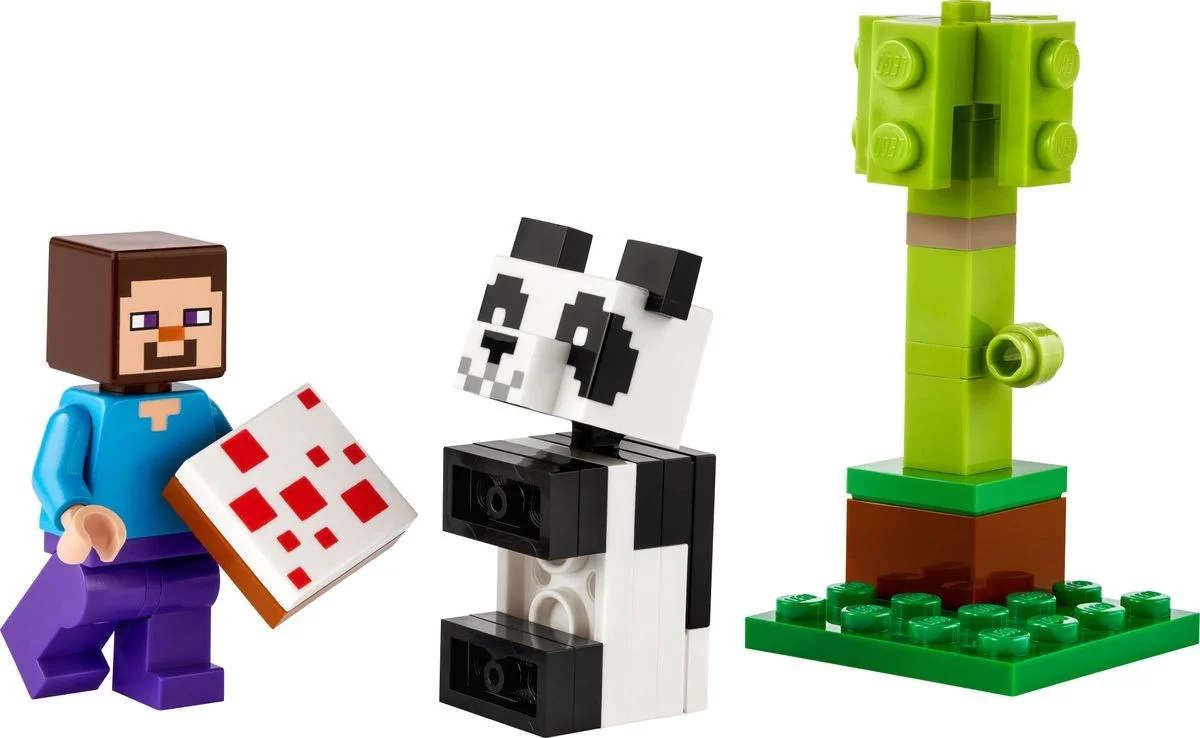 Steve and Baby Panda 乐高 LEGO 30672