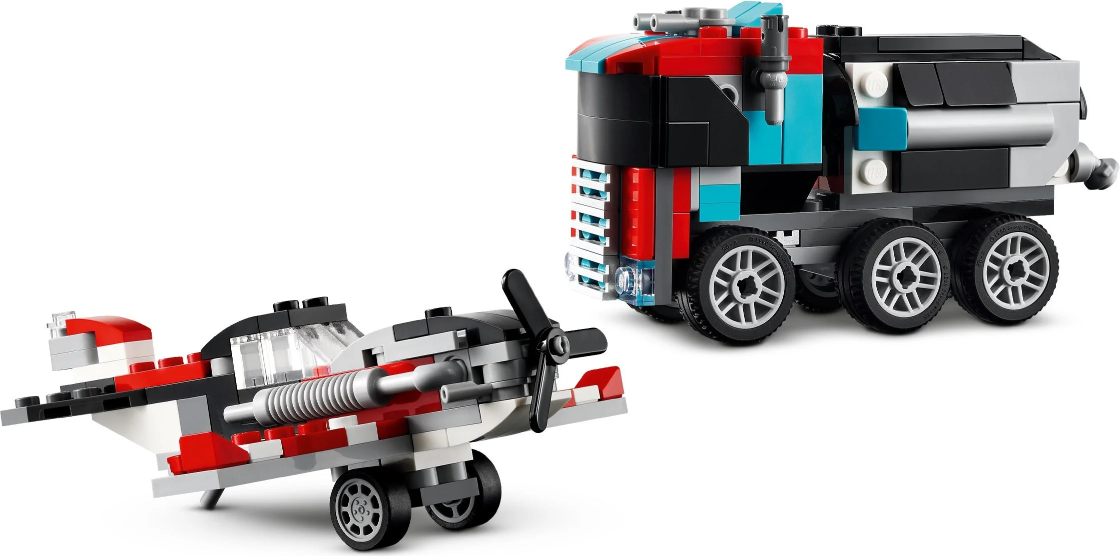 Helicopter flat-bed transport vehicle 乐高 LEGO 31146 image 3