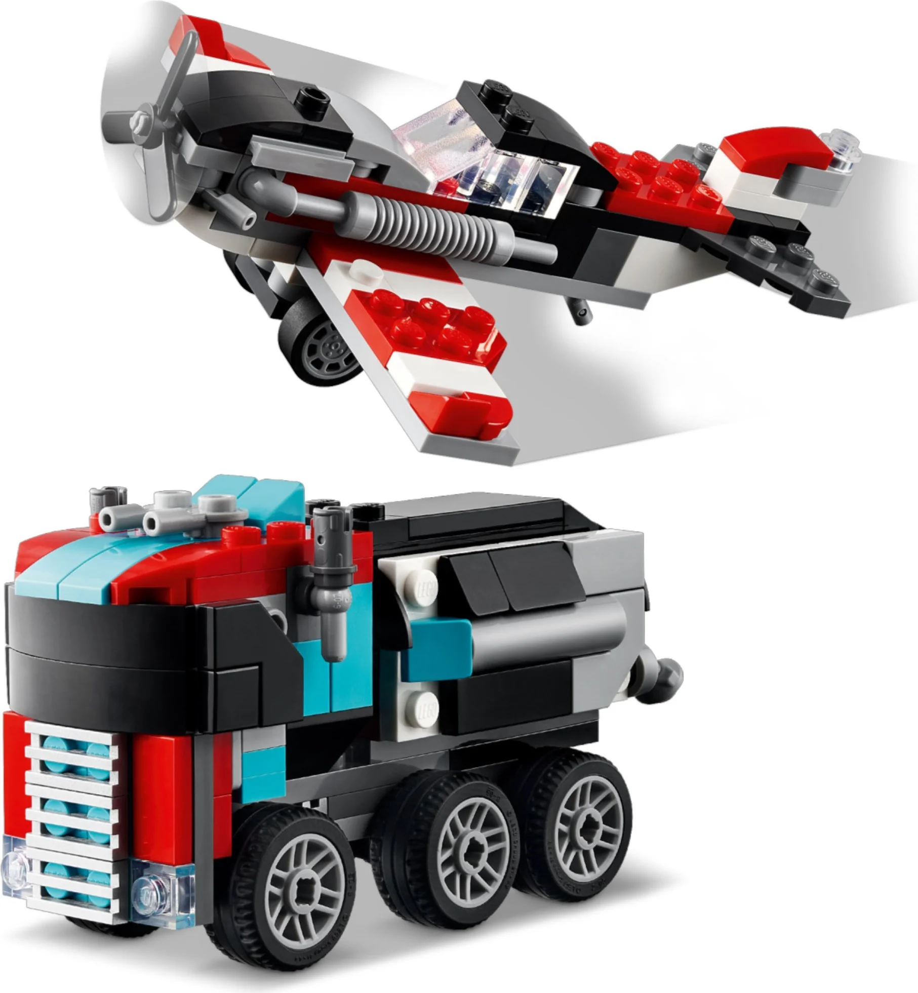 Helicopter flat-bed transport vehicle 乐高 LEGO 31146 image 4