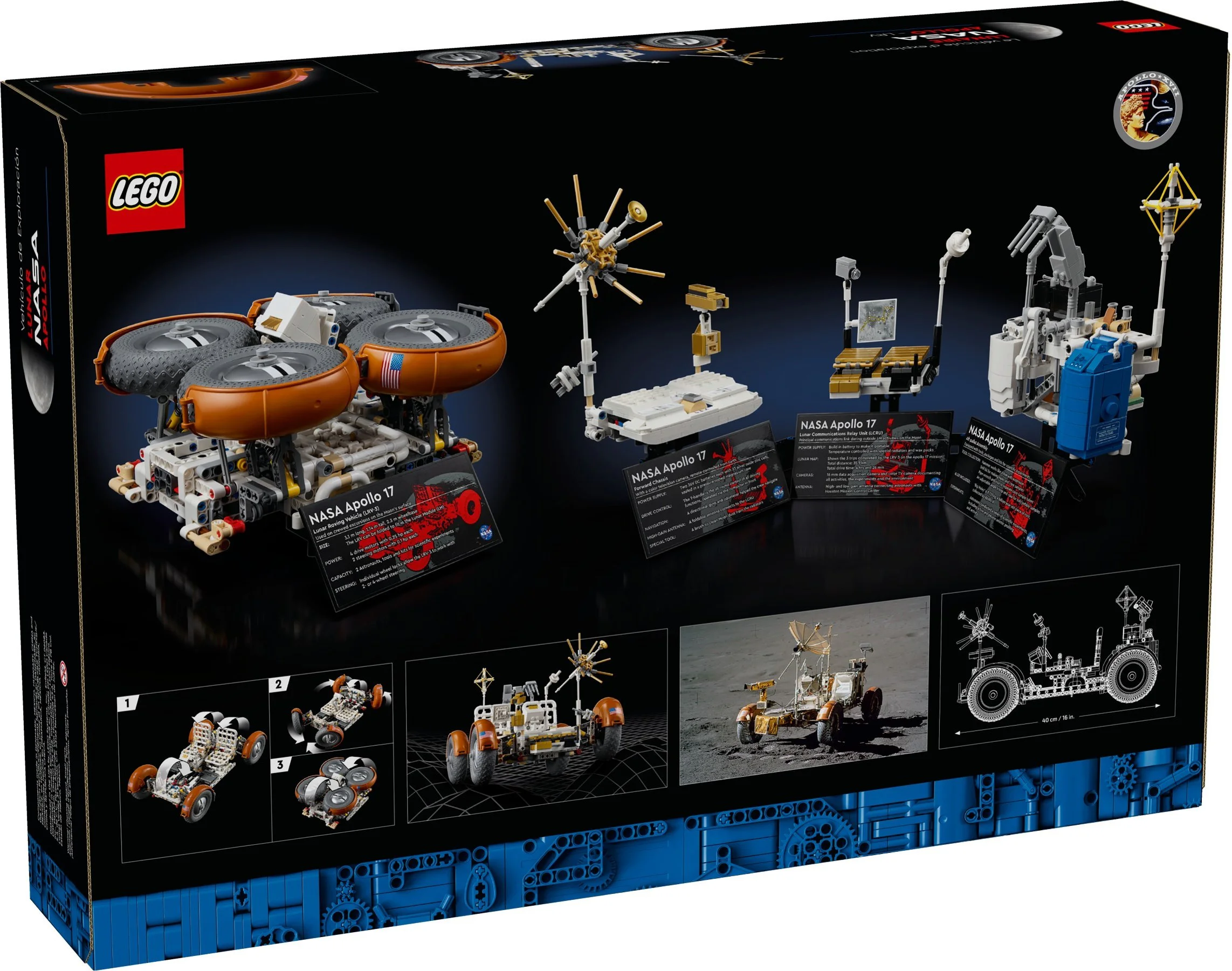 NASA Apollo Moon Detection Vehicle (LRV) 乐高 LEGO 42182 image 2