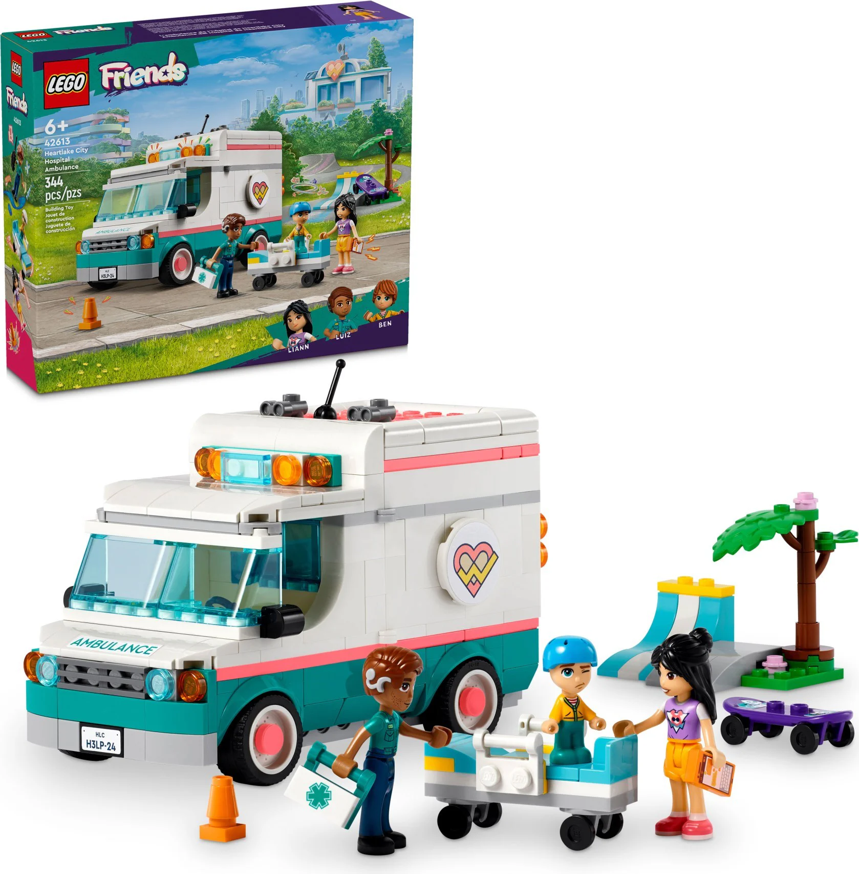 Heart Lake Hospital Ambulance 乐高 LEGO 42613 image 1