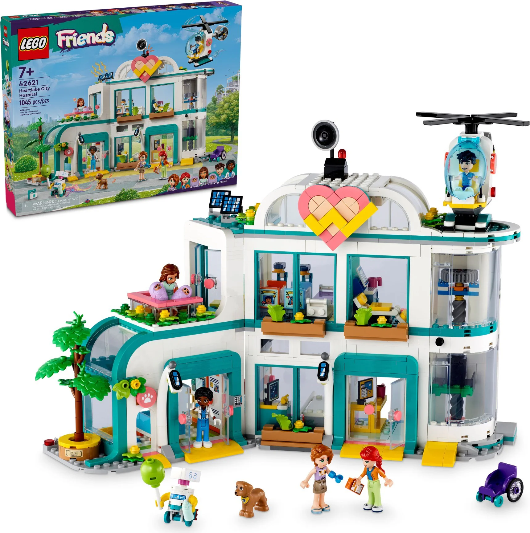 Modern Heart Lake City Hospital 乐高 LEGO 42621 image 1
