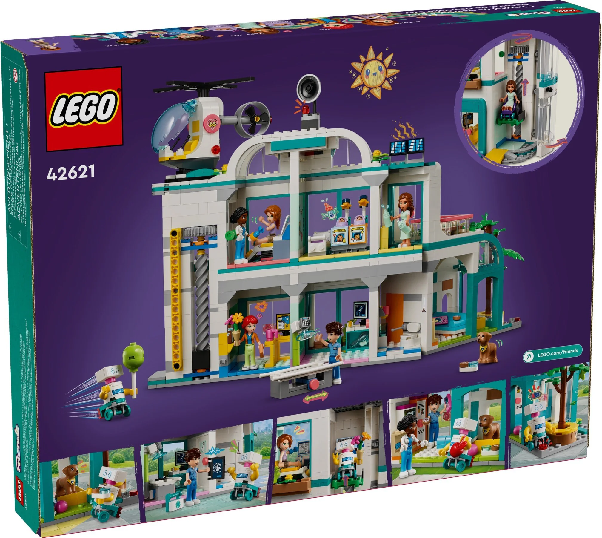 Modern Heart Lake City Hospital 乐高 LEGO 42621 image 2