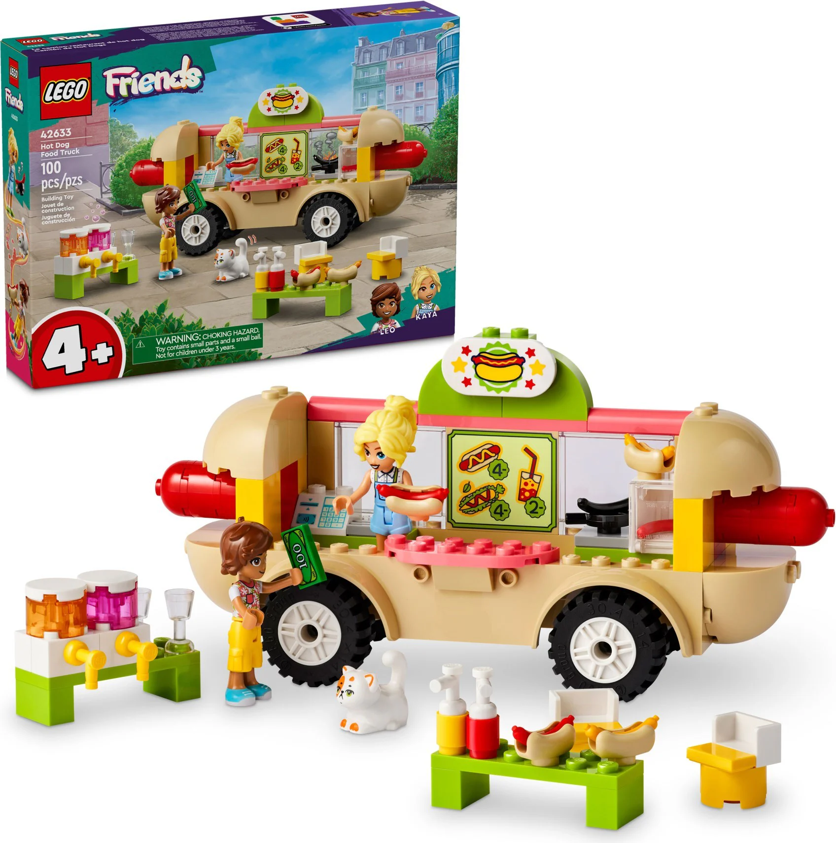Hot dog food truck 乐高 LEGO 42633 image 1