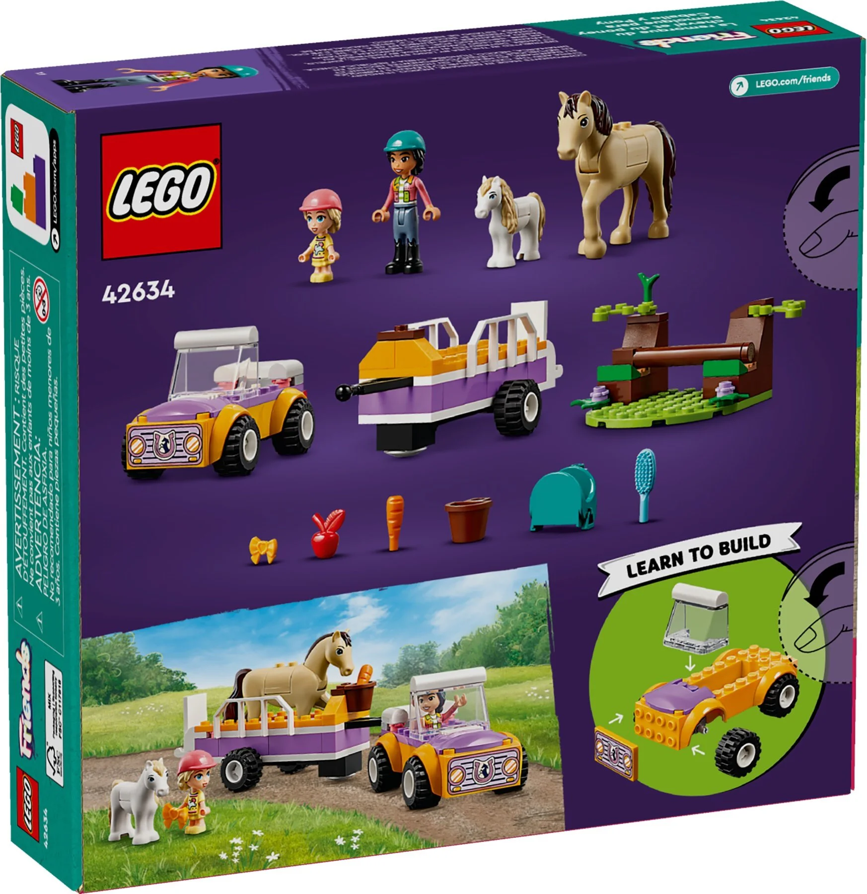 Trailer, horse 乐高 LEGO 42634 image 2