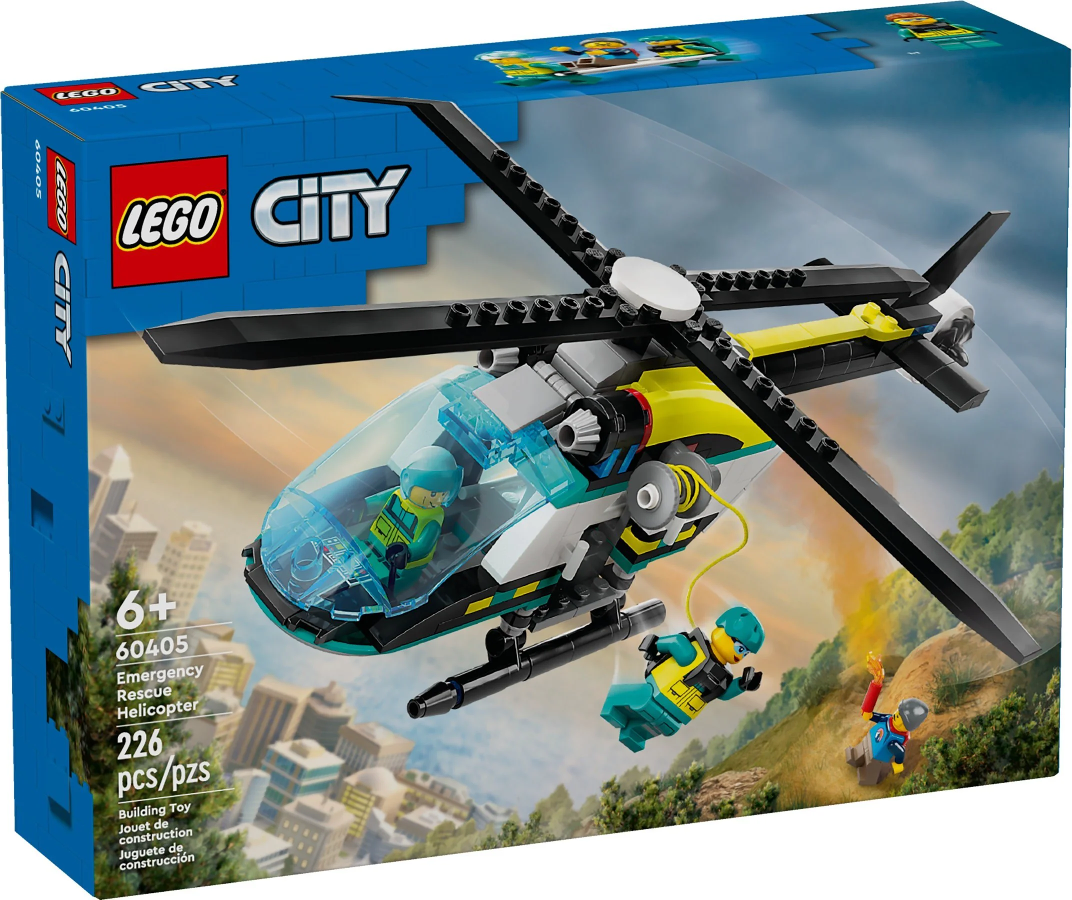 Emergency rescue helicopters 乐高 LEGO 60405 image 1