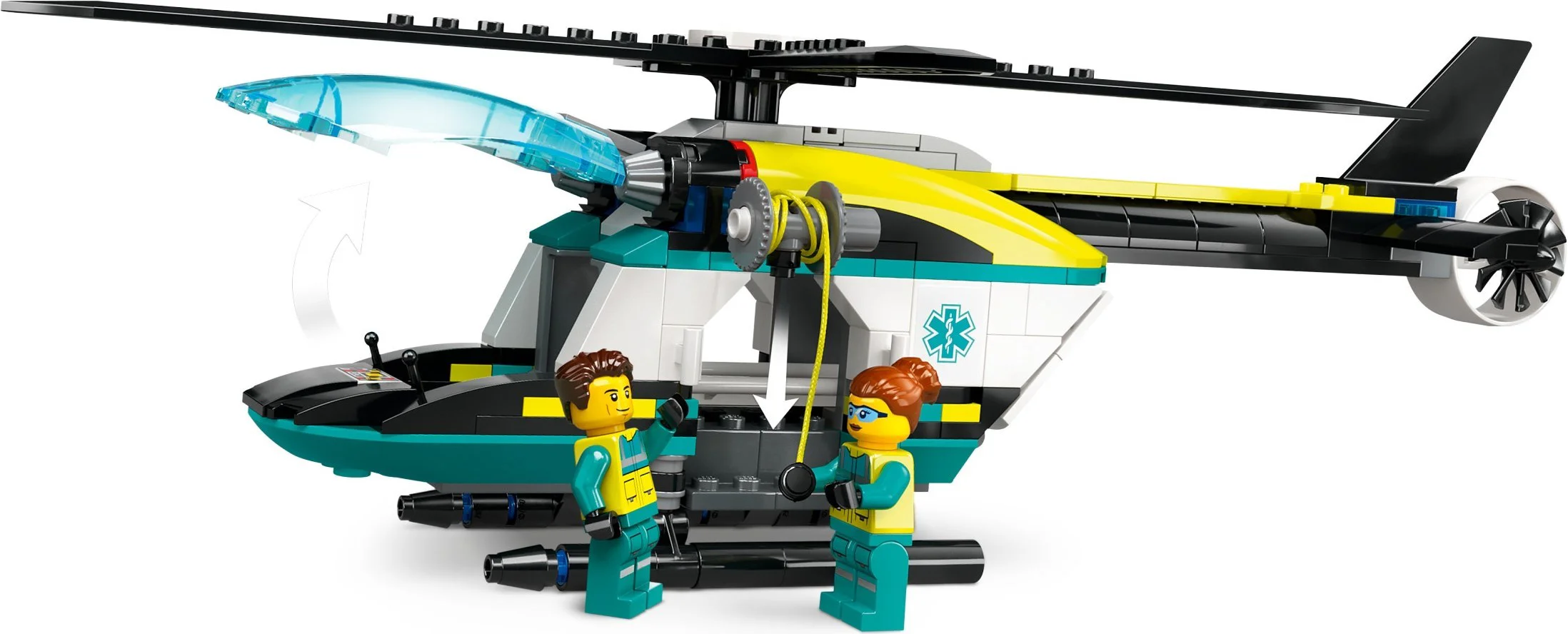 Emergency rescue helicopters 乐高 LEGO 60405 image 4