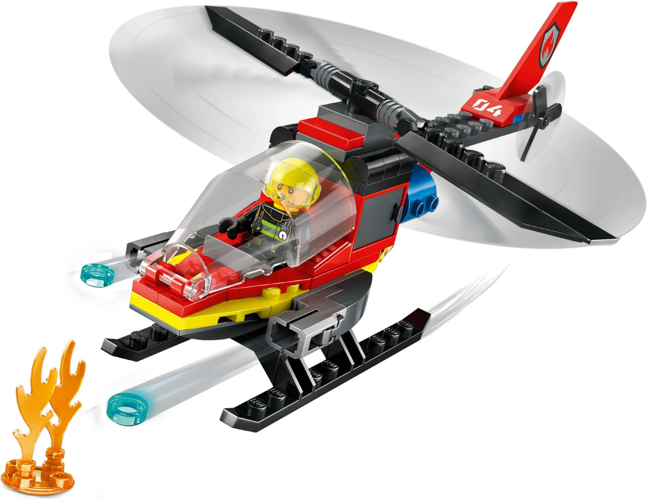 Fire helicopters 乐高 LEGO 60411 image 2