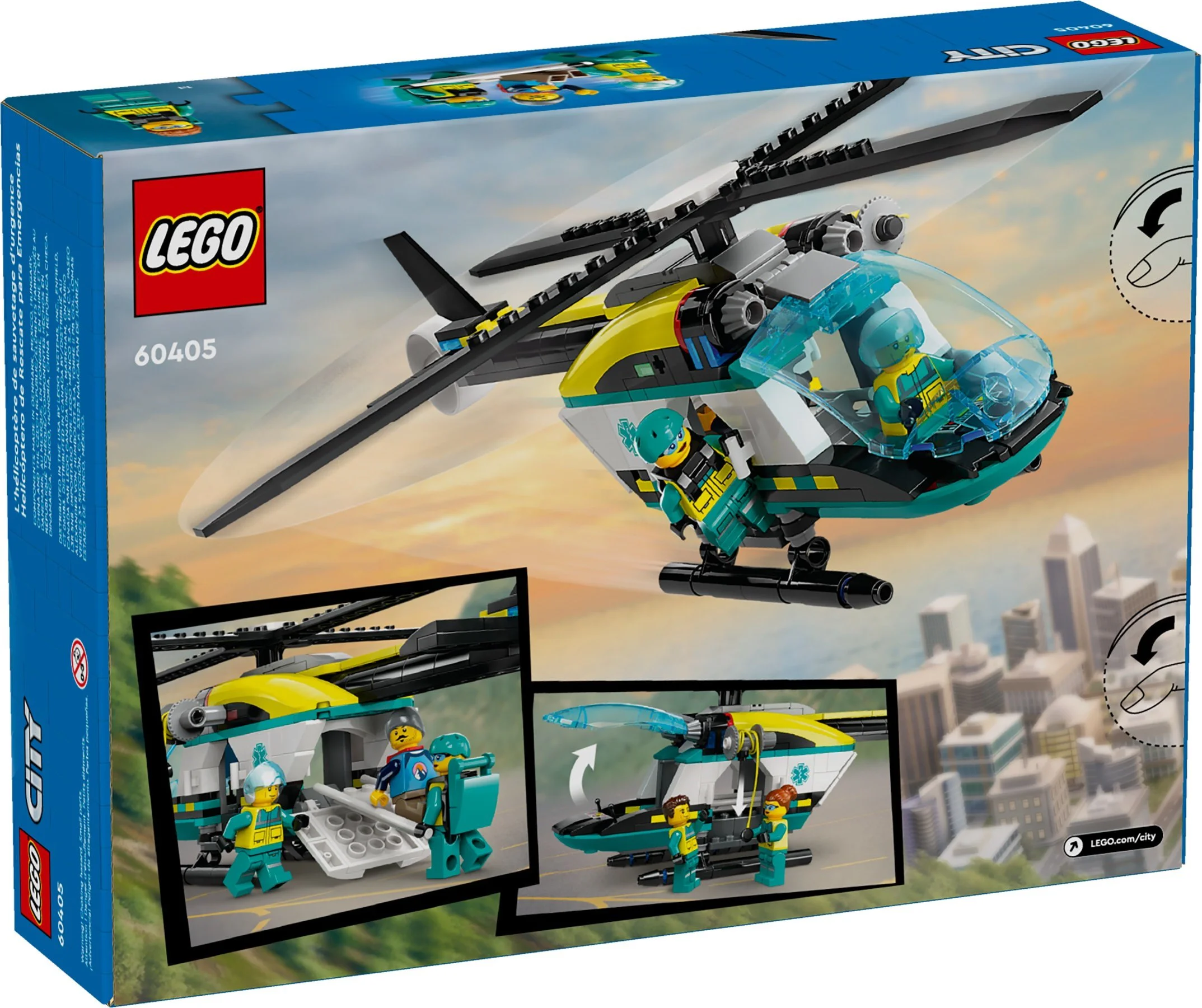 Emergency rescue helicopters 乐高 LEGO 60405 image 6