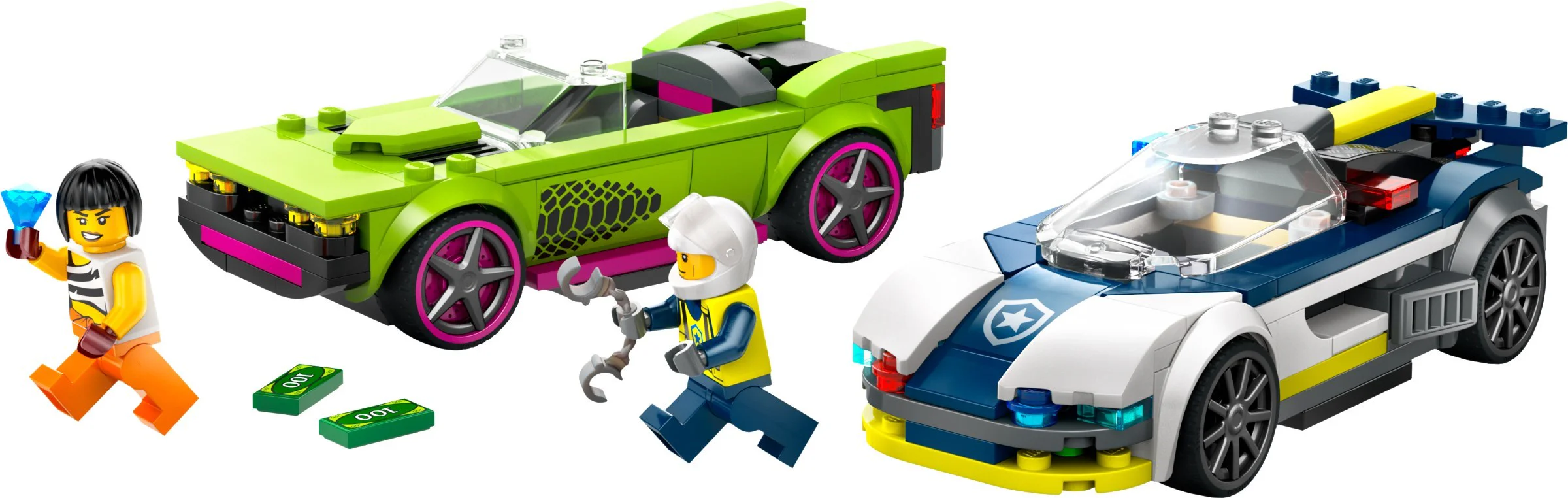 Police car chase 乐高 LEGO 60415