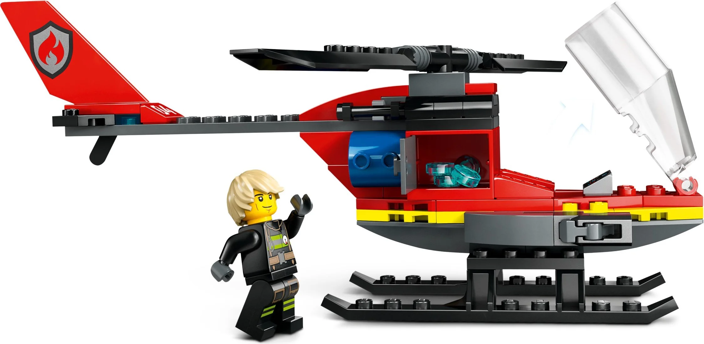 Fire helicopters 乐高 LEGO 60411 image 3