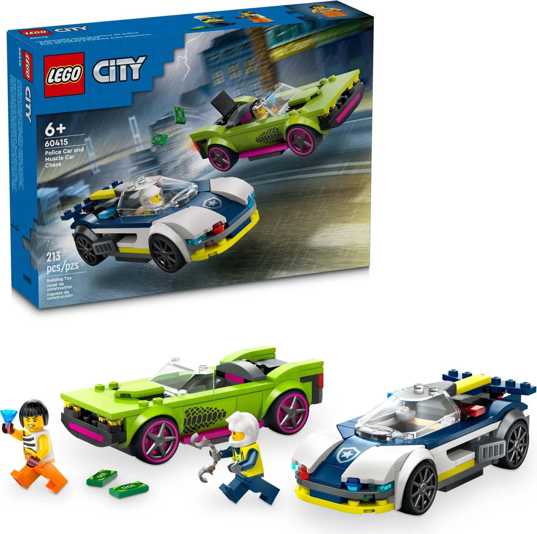 Police car chase 乐高 LEGO 60415 image 1