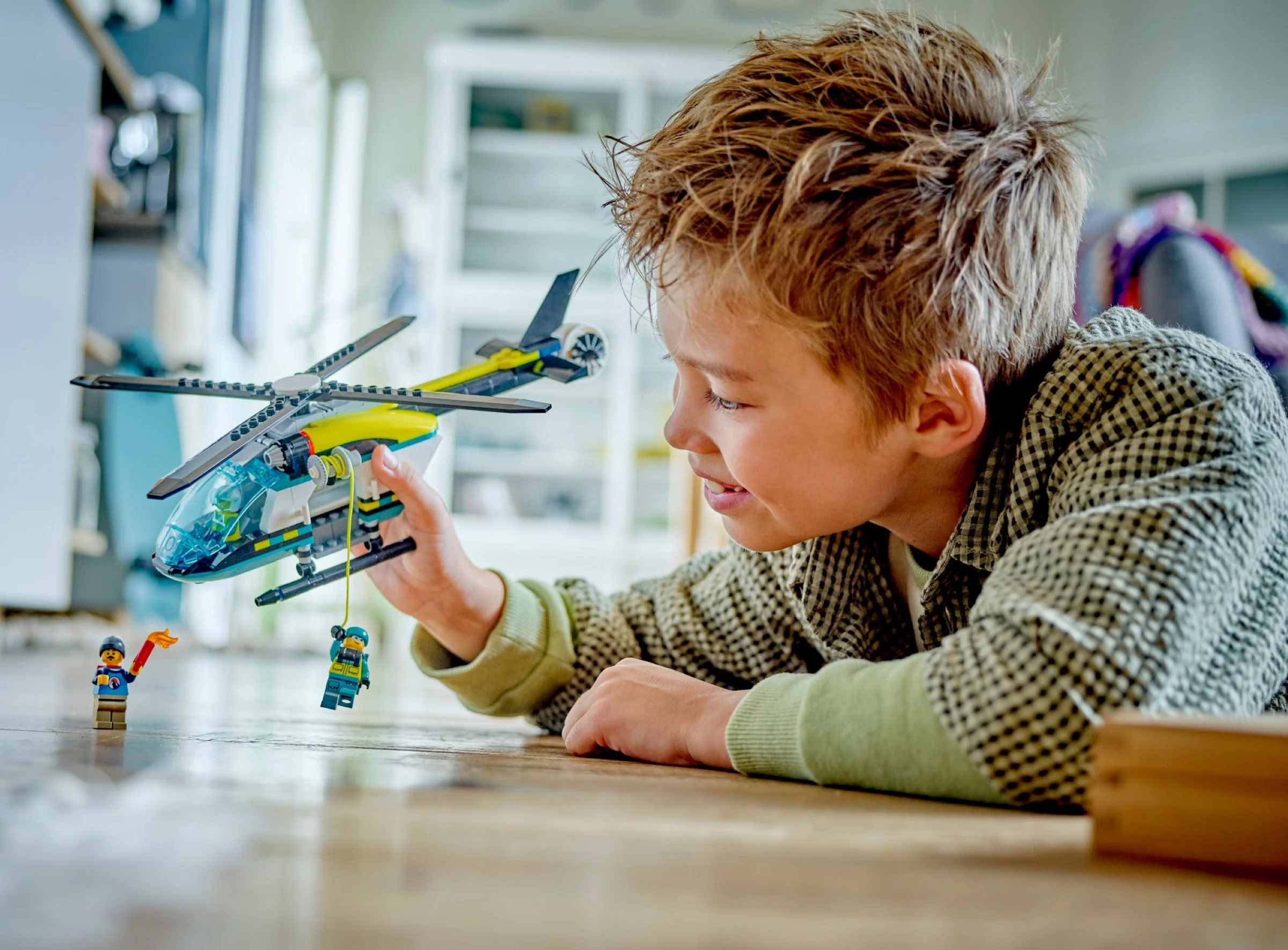 Emergency rescue helicopters 乐高 LEGO 60405 image 7