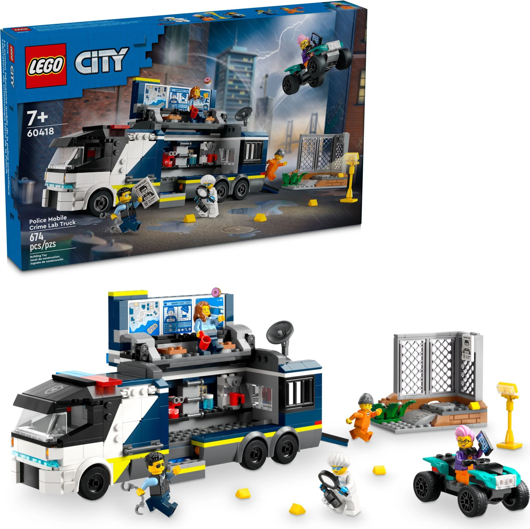Police command car 乐高 LEGO 60418 image 1